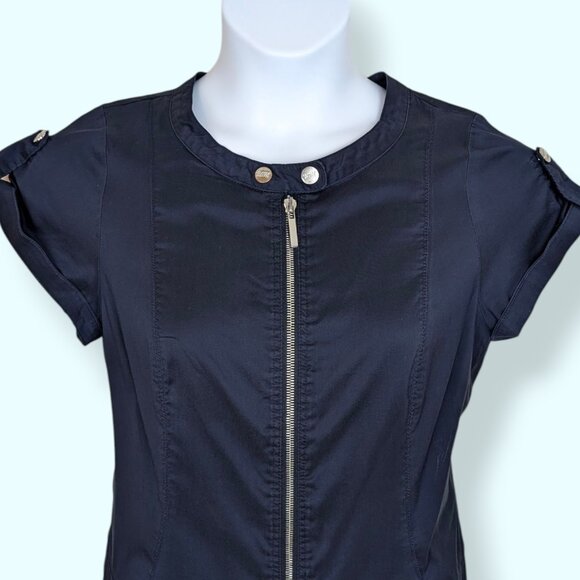 Blacky Dress Berlin Blue Industrial Zip Dress - Picture 3 of 8